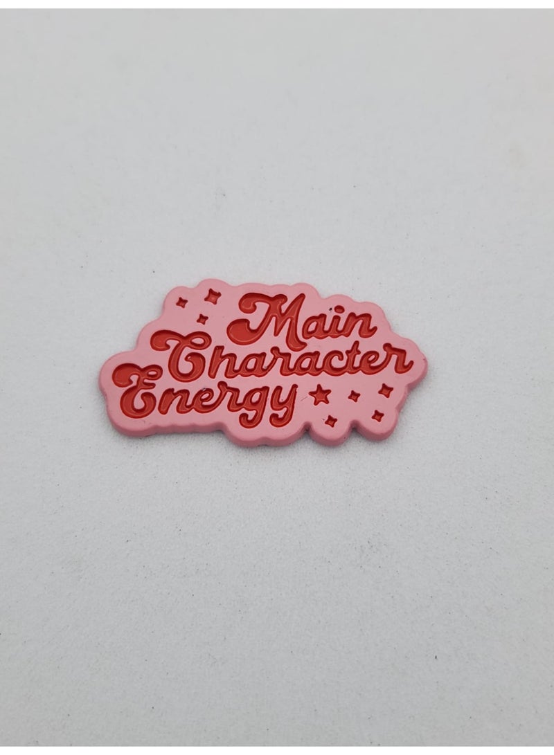 Kipfy Main Character Energy Pink Sticker – Cute  with mobile,laptop Backpacks,Accessories Fans Stickers Display for I pad,and Collectors Walls, Doors, Cars, Trucks, Motorcycles Fridge - Image 1